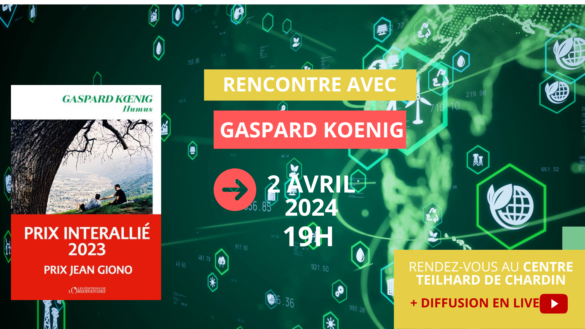 Image : Rencontre avec Gaspard Koenig